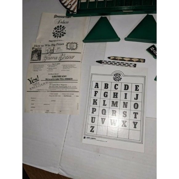 1986 Deluxe Wheel of Fortune Game 2nd Edition Pressman Never Used Mint - Picture 7 of 10